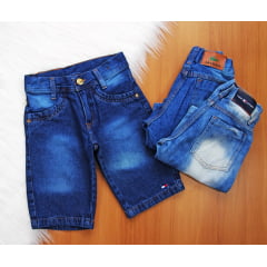 Short Jeans Multimarcas Juvenil 
