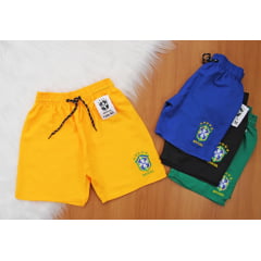 Short Tactel Seleção Brasileira