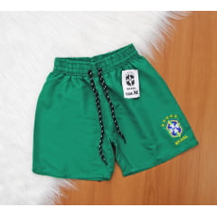 Short Tactel Seleção Brasileira