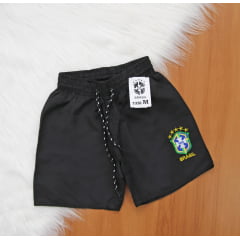 Short Tactel Seleção Brasileira