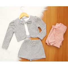 Trio Casaco Short Saia Trio Casaco Short Saia