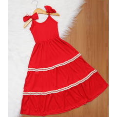 Vestido Alça Longo 