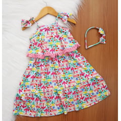 Vestido Alcinha com Tiara