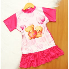 Vestido Básico Ursinhos Vestido Básico Ursinhos