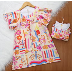 Vestido Borboleta Laço