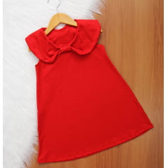 Vestido Gola Laço