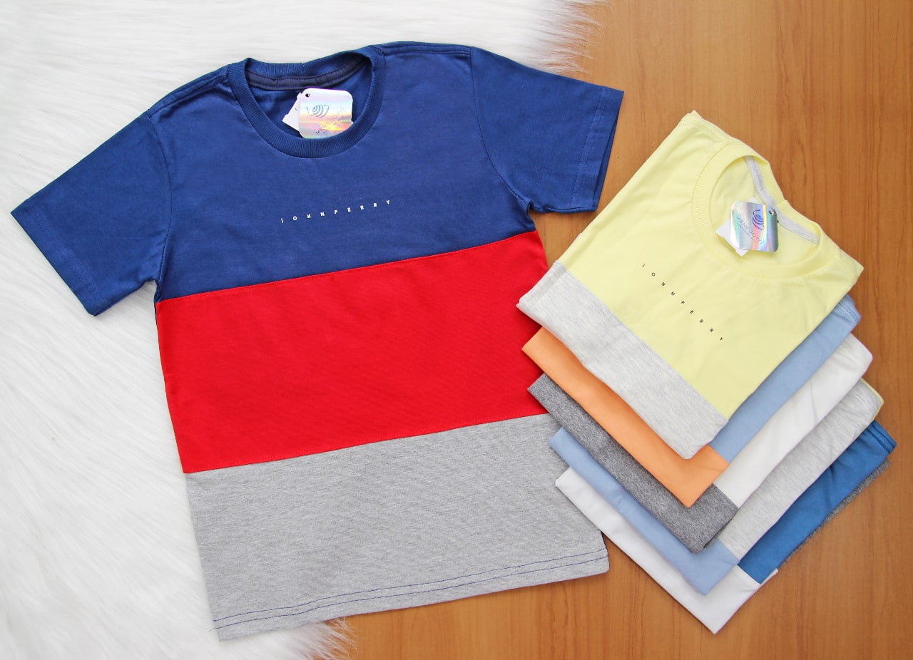 Blusa Juvenil Tricolor Premium 