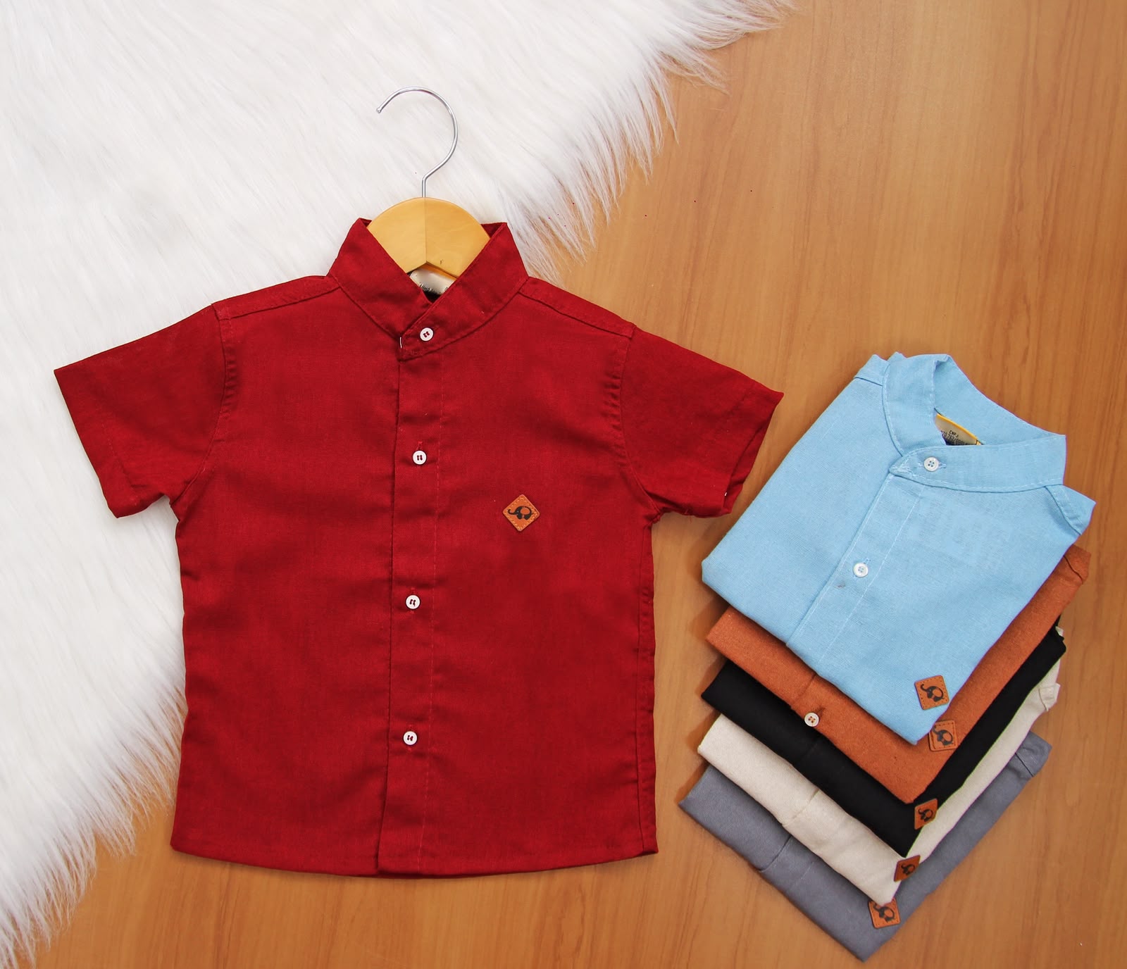 Camisa Gola de Padre Linho 
