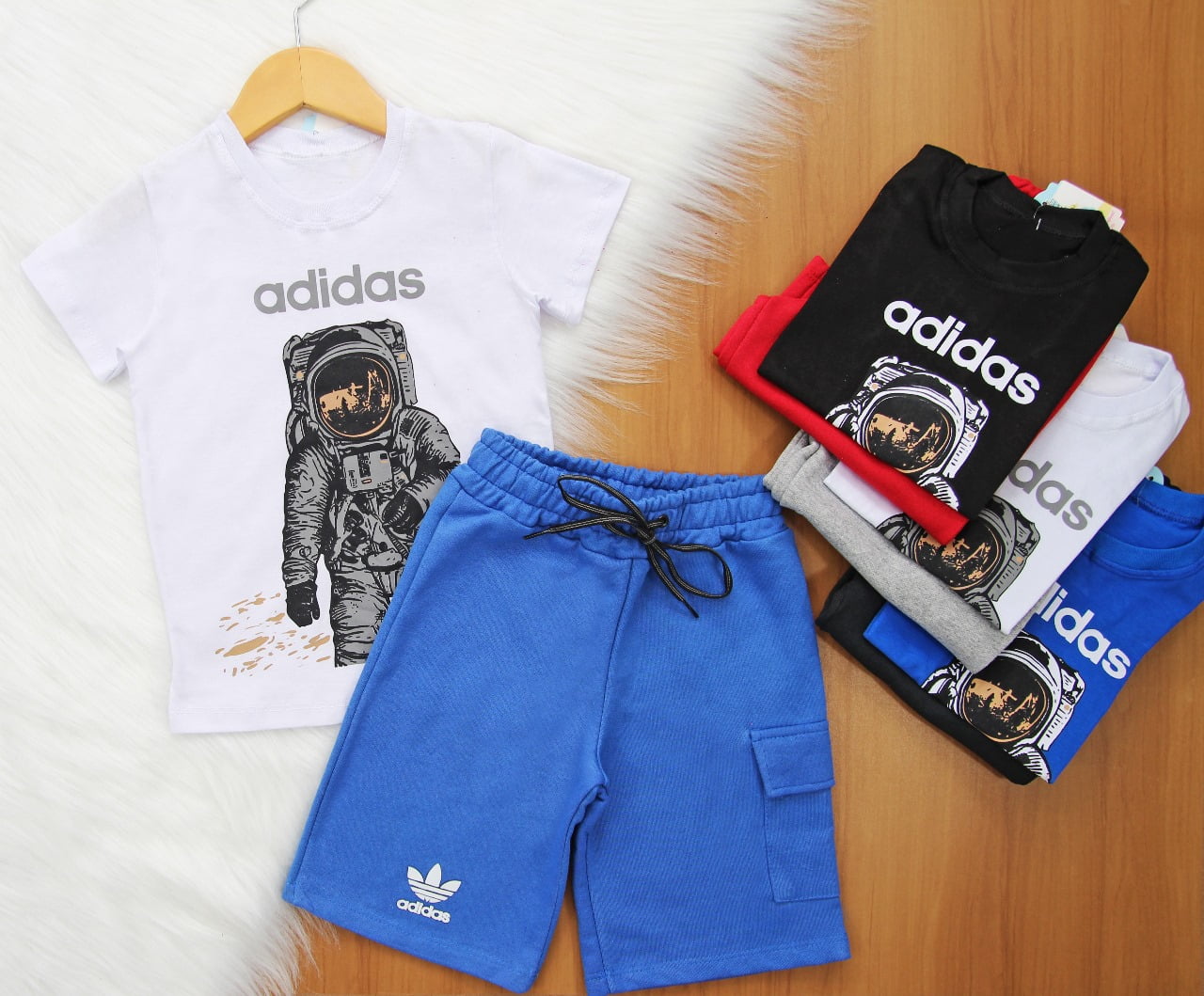 Cj. Add Short Moletom Cargo