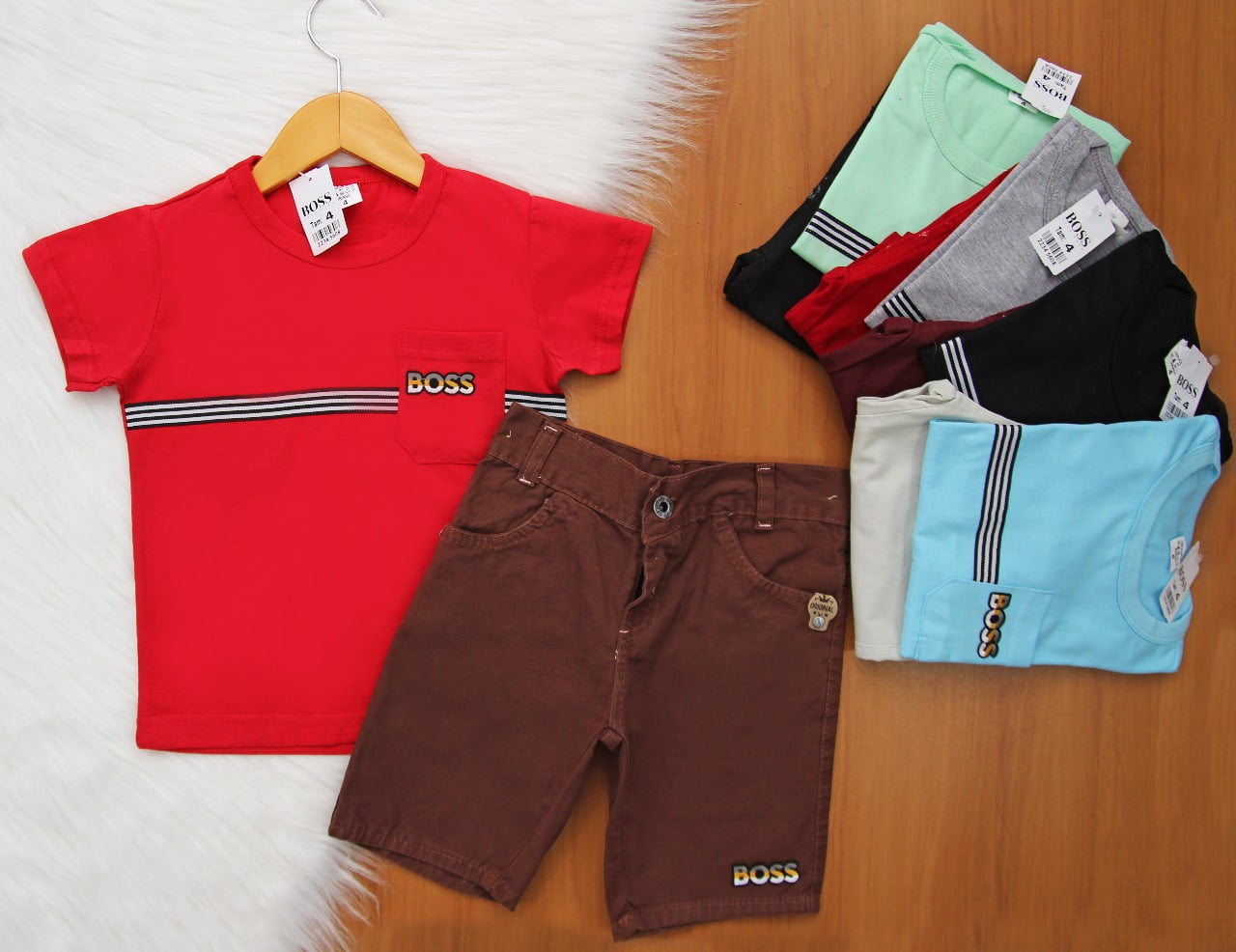 Cj. Boss Short Color