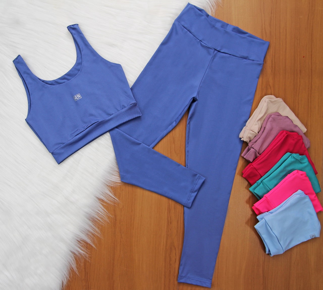 Cj. Cropped Calça Fit