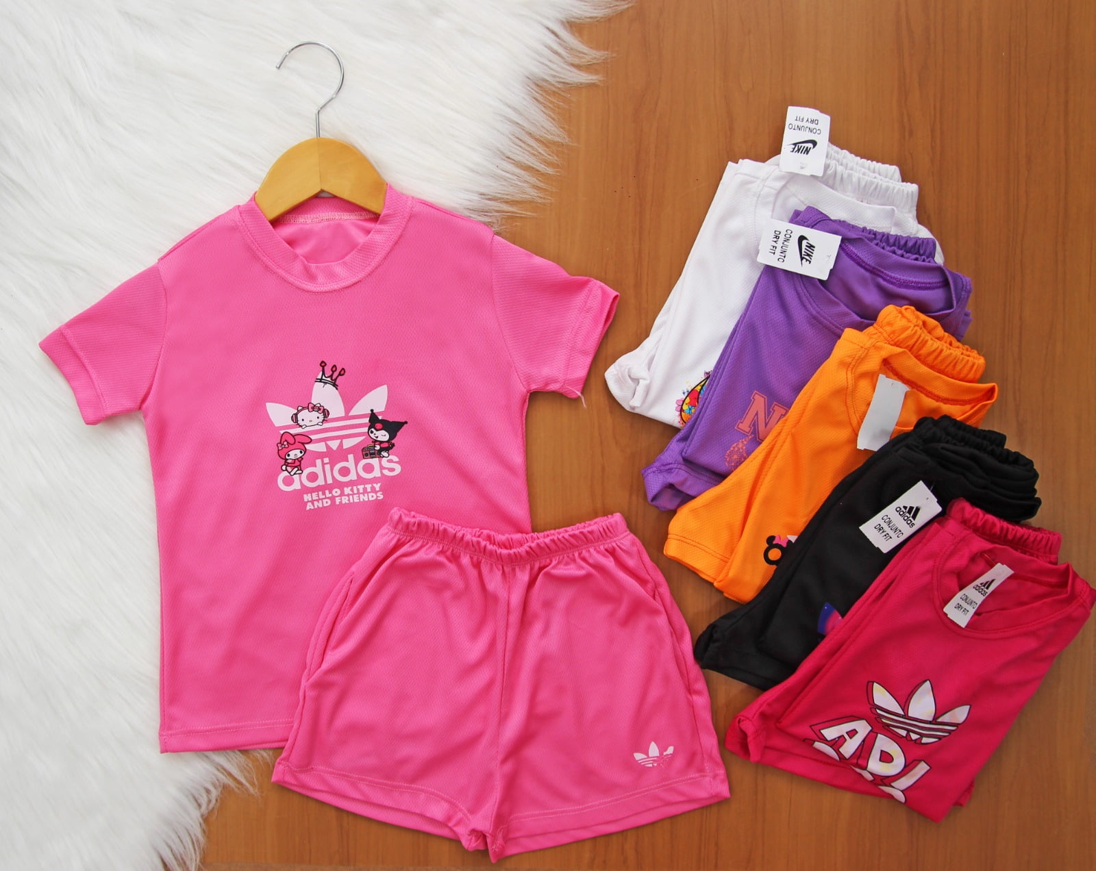 Cj. Dry Fit Juvenil Feminino
