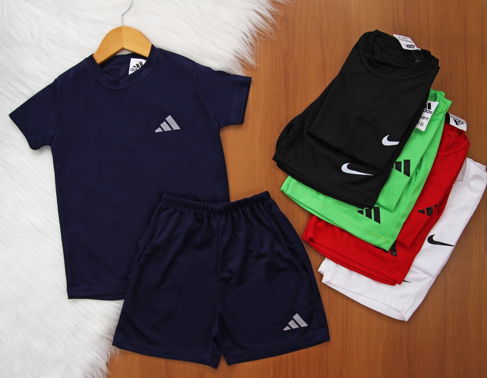 Cj. Dry Fit Juvenil Masculino