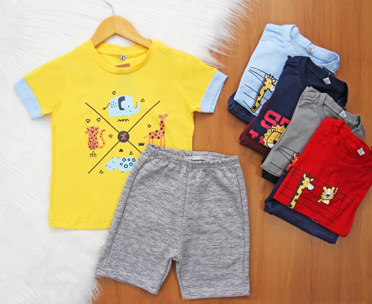 Cj. Estampa Mix Short