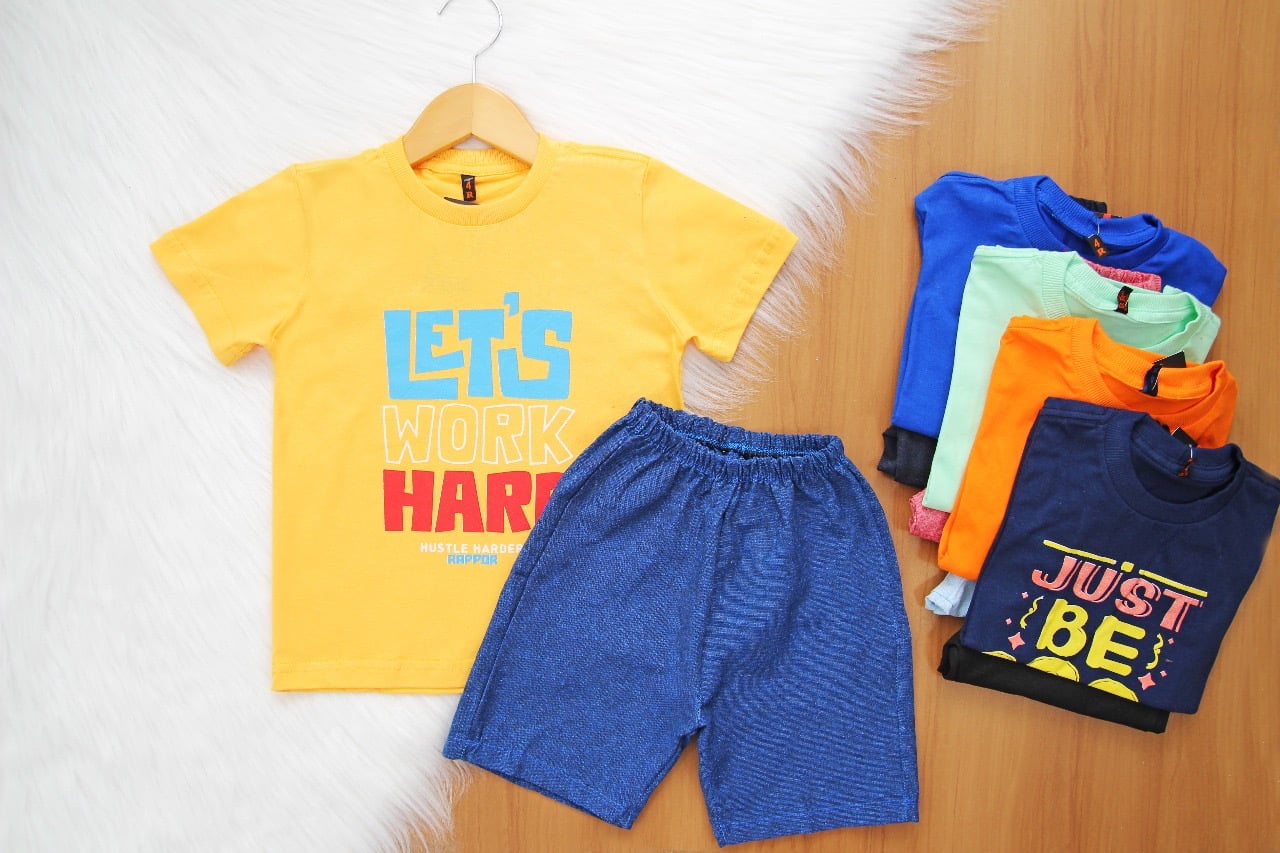 Cj. Estampado Short Linho 
