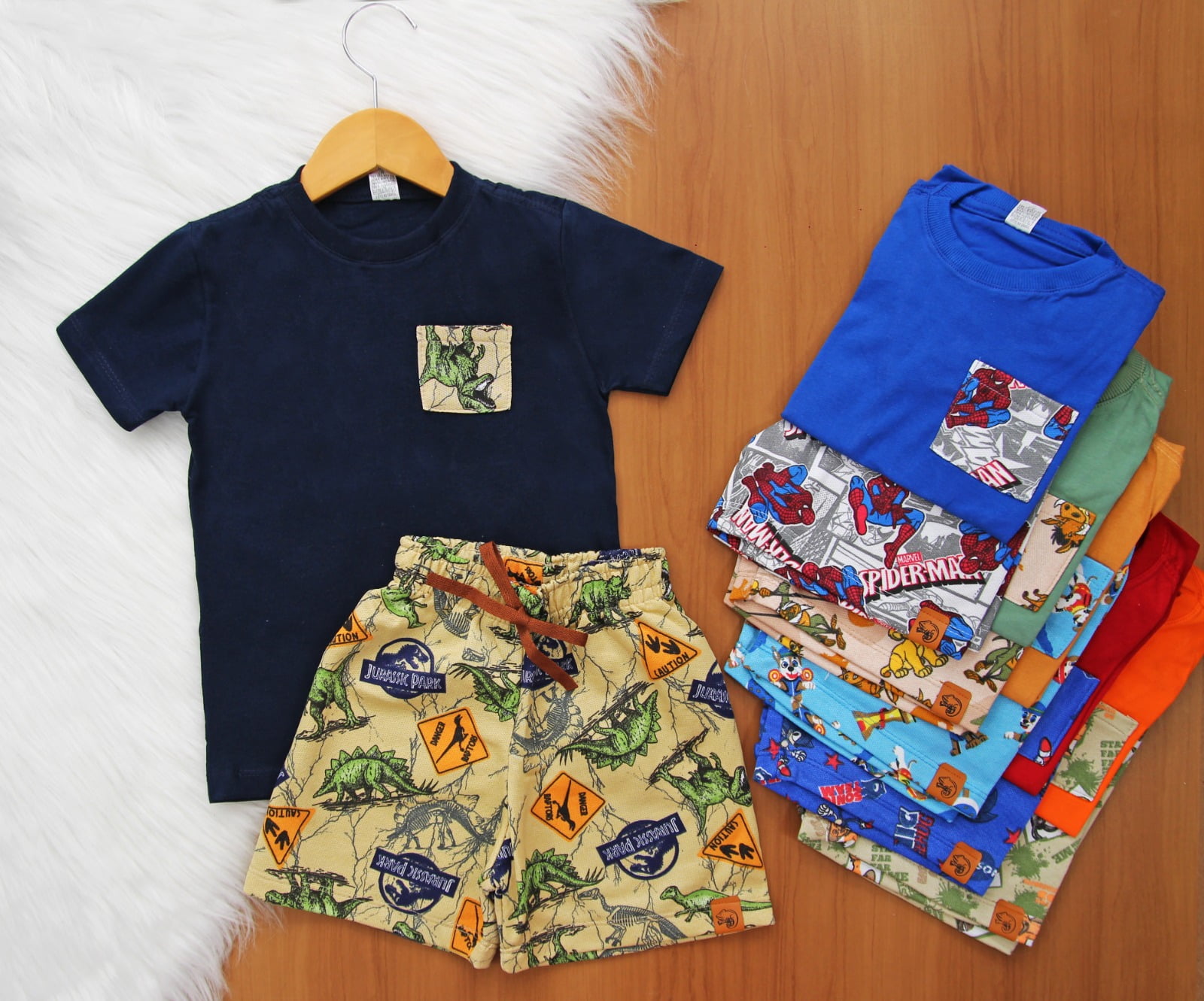 Cj. Estampas Bolsinho