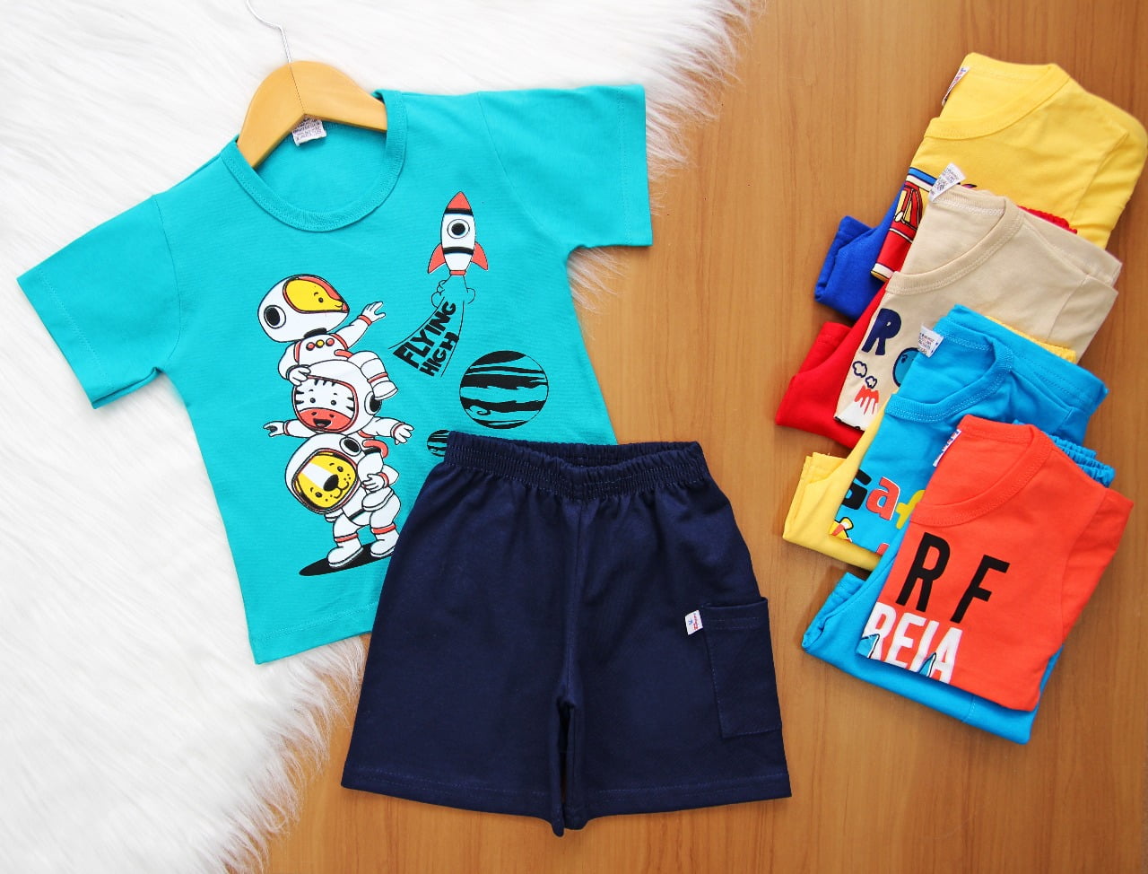 Cj. Estampas Short Liso TR