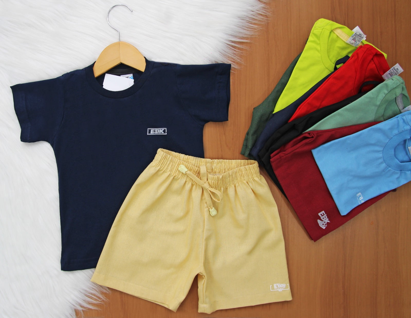Cj. Liso Short Linho