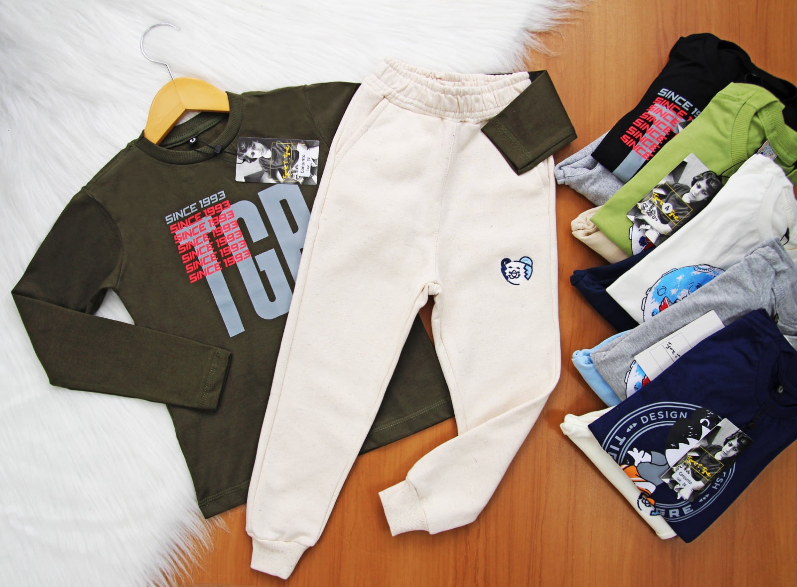 Cj. ML Calça Moletom TT