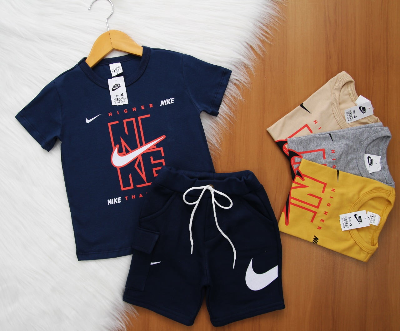 Cj. NK Short Moletom Cargo