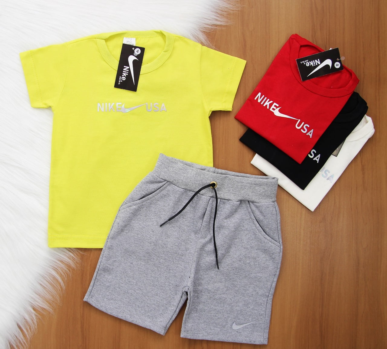 Cj. Nk USA Short Moletom