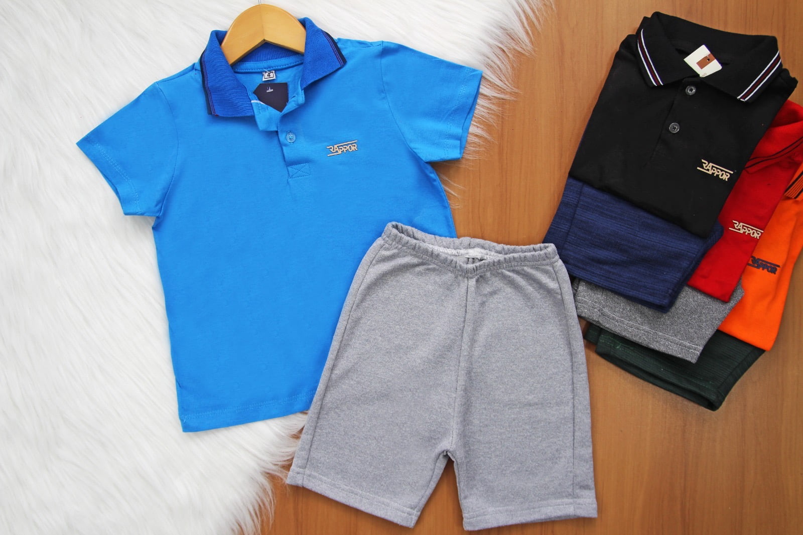 Cj. Polo Short Moletom 