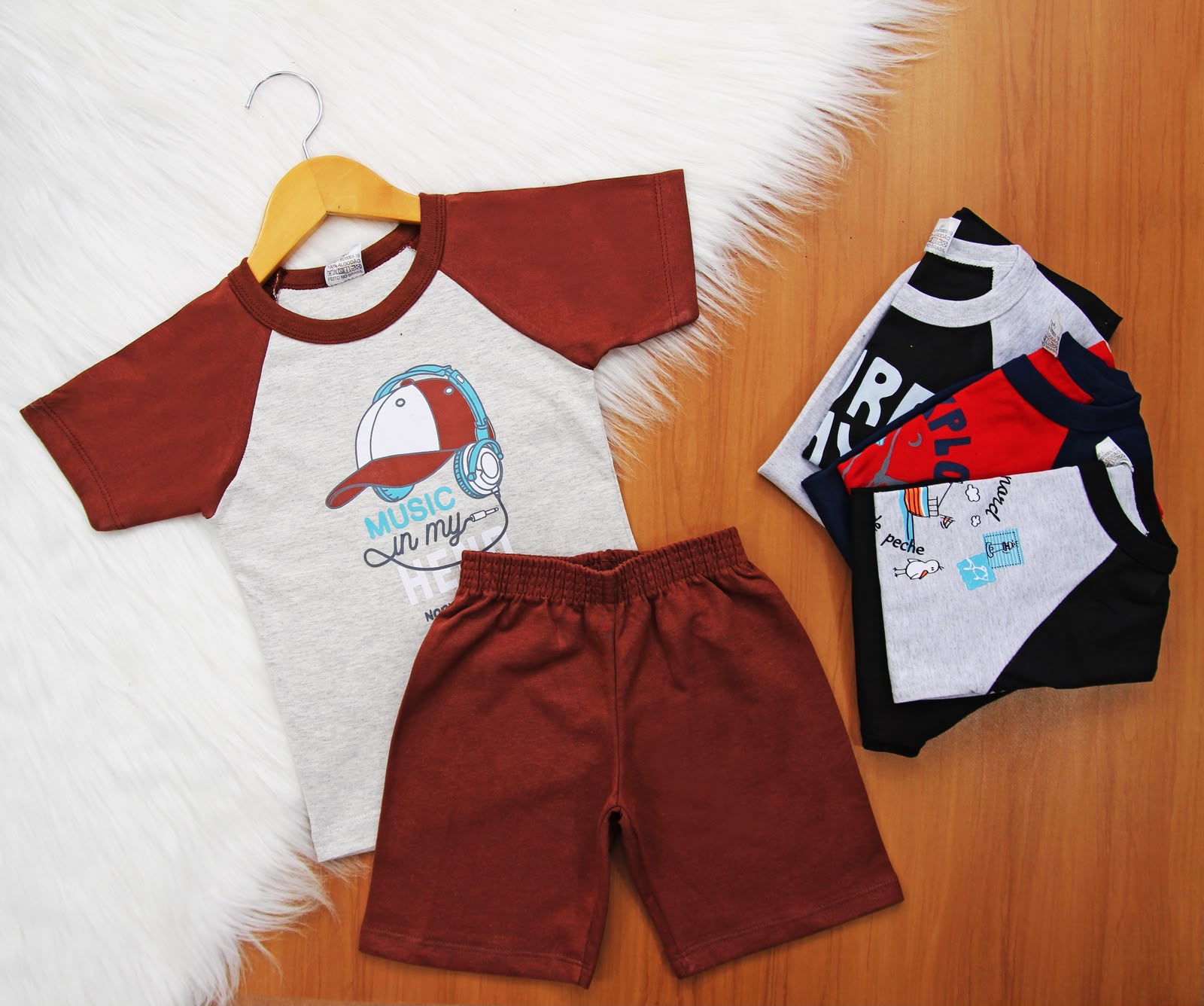 Cj. Raglan Estamp Short