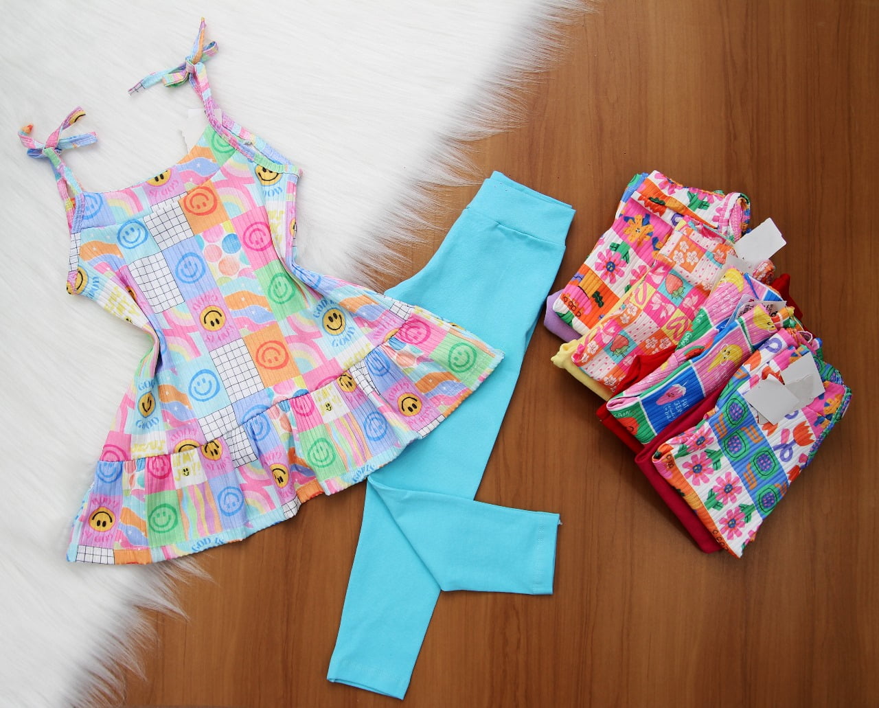 Cj. Regata Estampada Legging 