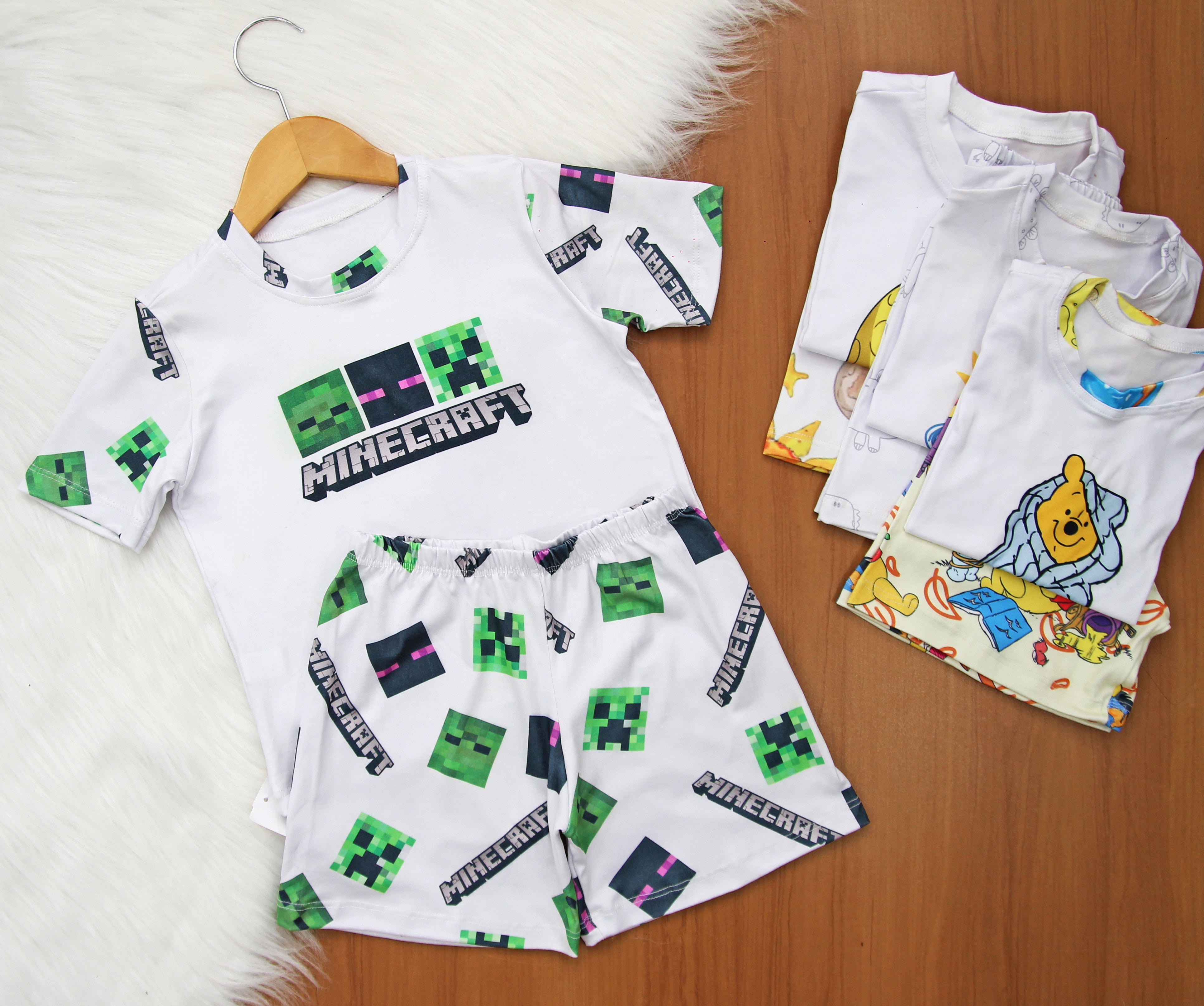 Pijama Manga Curta Masculino Premium