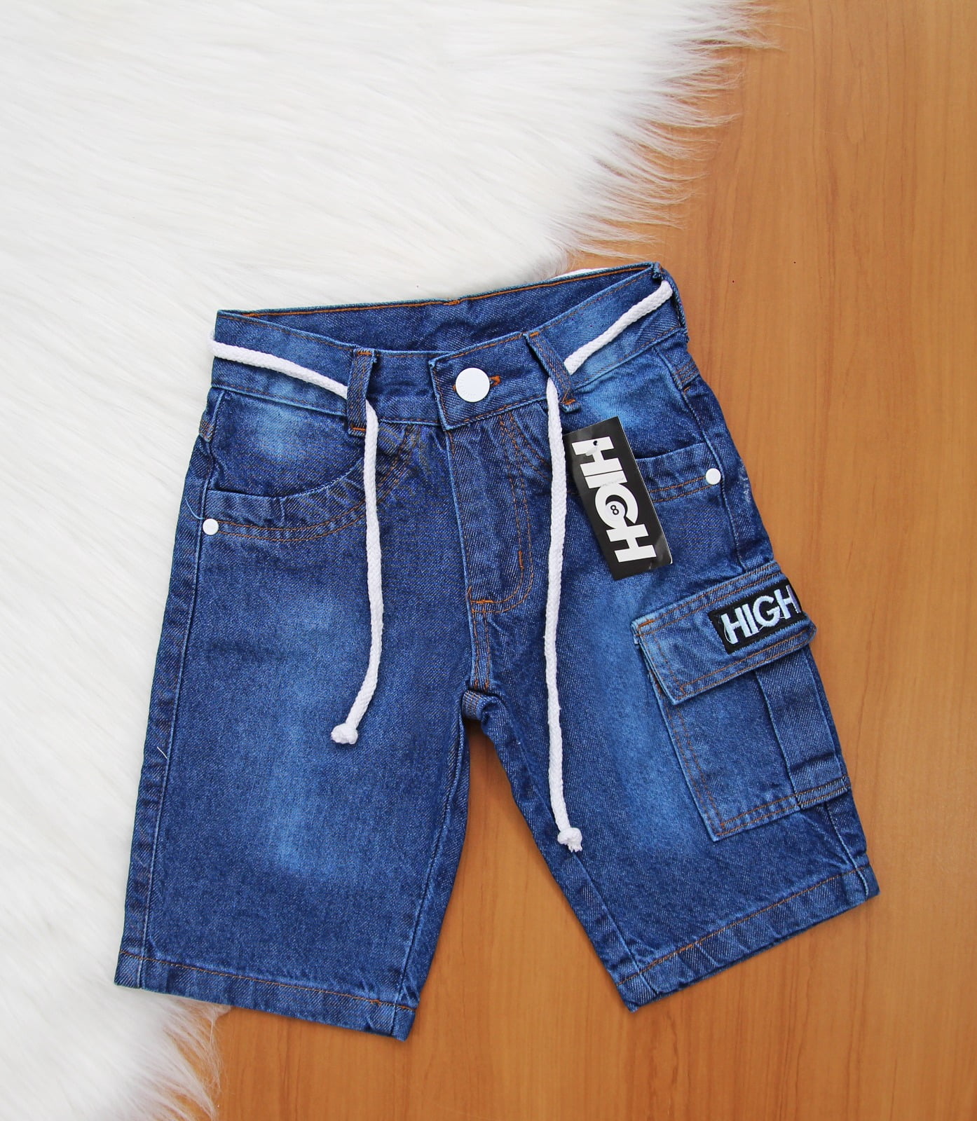 Short High Cargo Juvenil