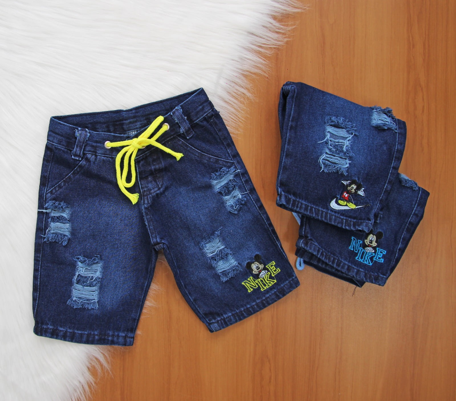 Short NK Mickey Jeans