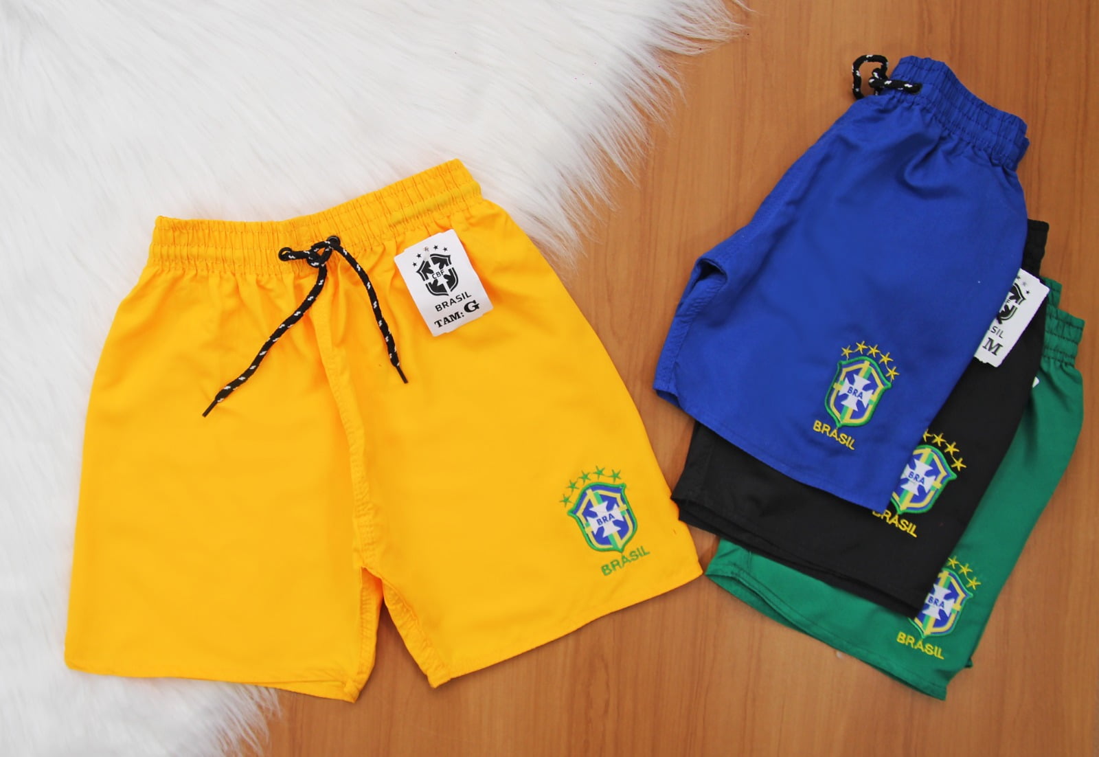 Short Tactel Seleção Brasileira