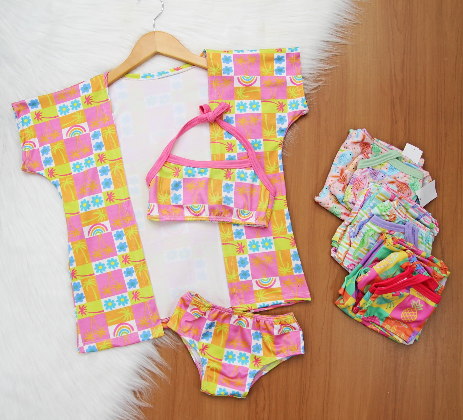 Trio Biquíni Estampado