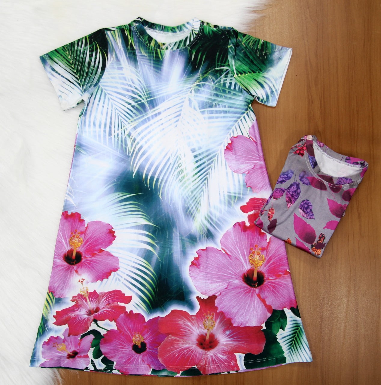 Vestido Básico Estampado 