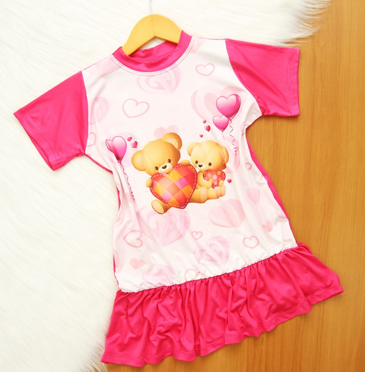Vestido Básico Ursinhos
