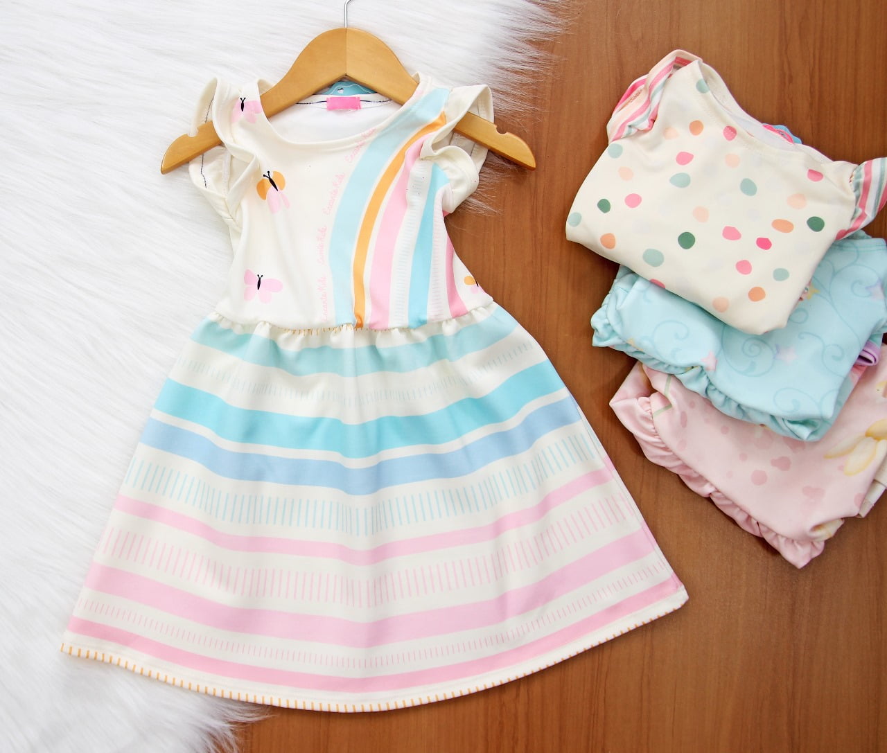 Vestido Estampado Maguinha 