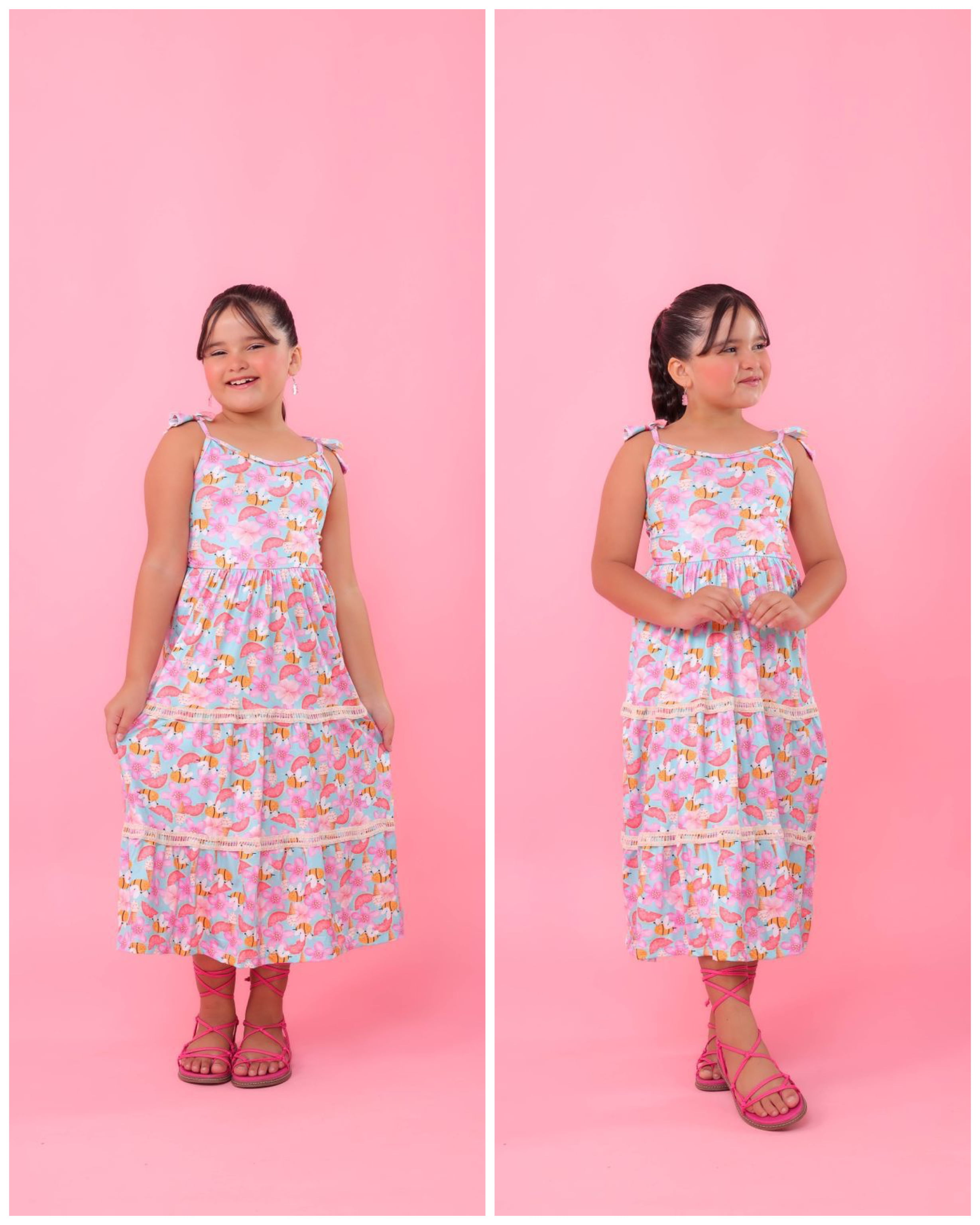 Vestido Longo 3 Marias Estampado 
