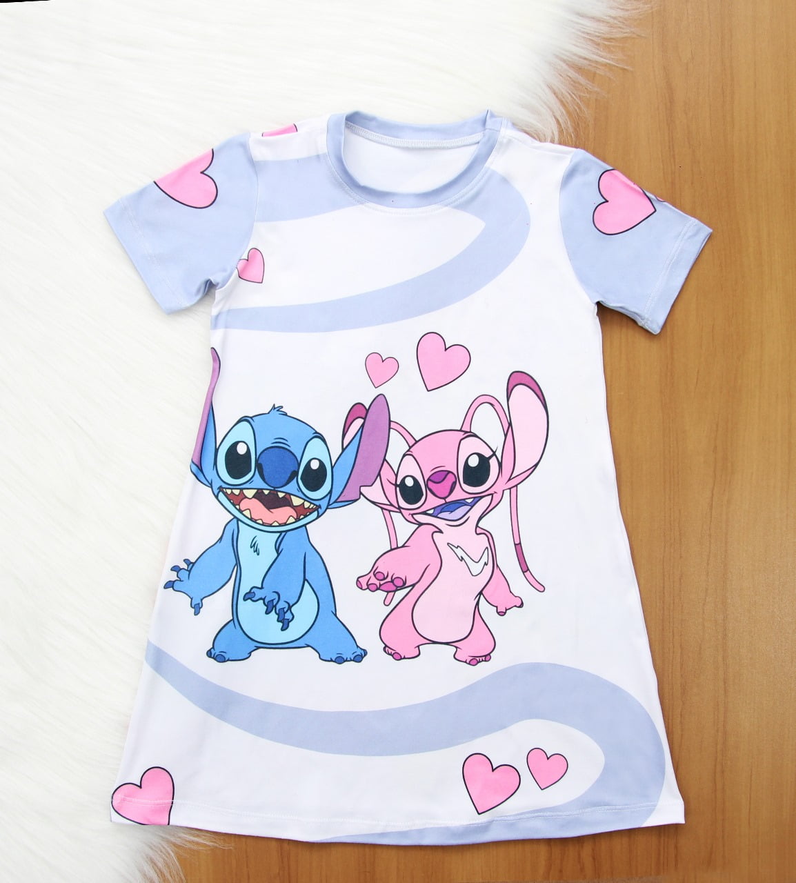 Vestido Stitch e Angel